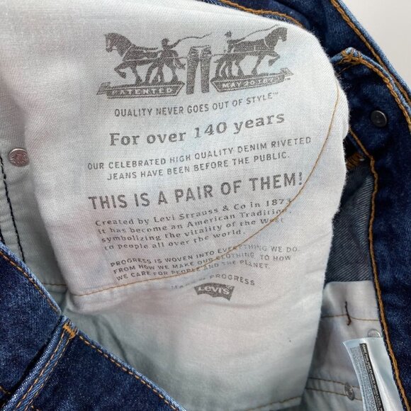 Levi’s Bootcut Blue Denim Jeans Men’s Size 34x30 - Picture 8 of 8